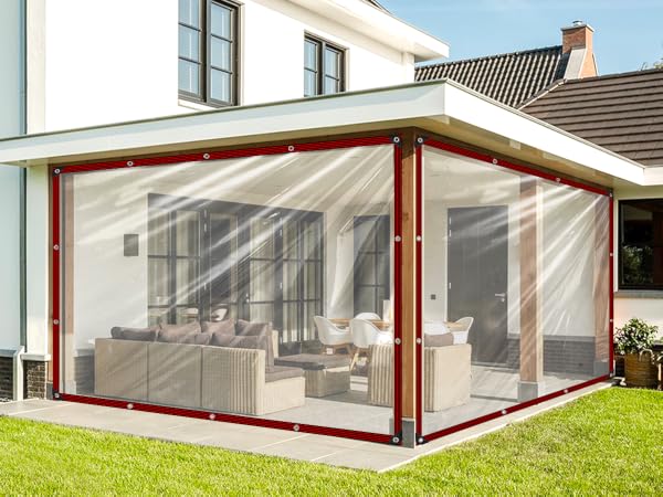 clear plastic tarp