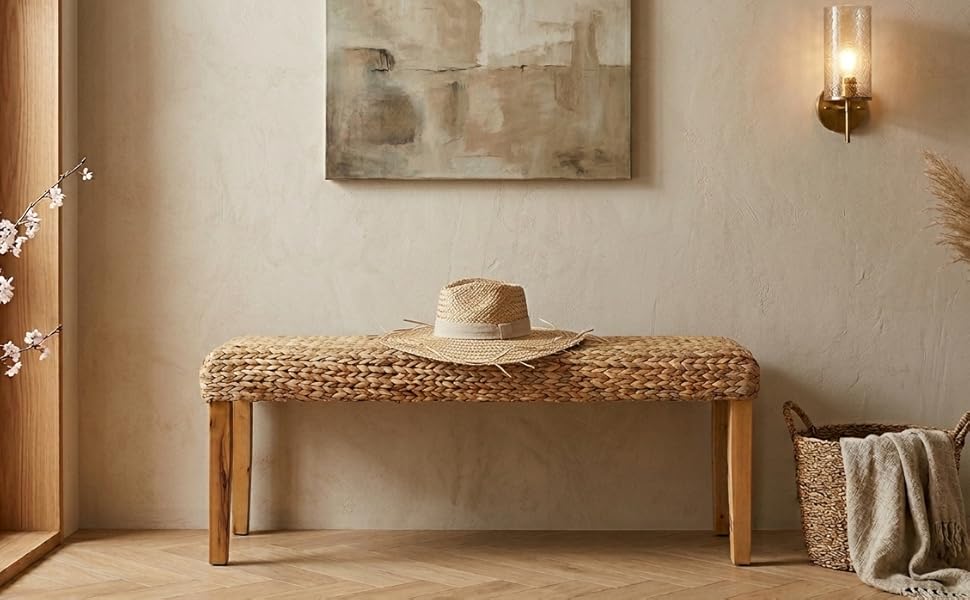 narrow entryway bench
