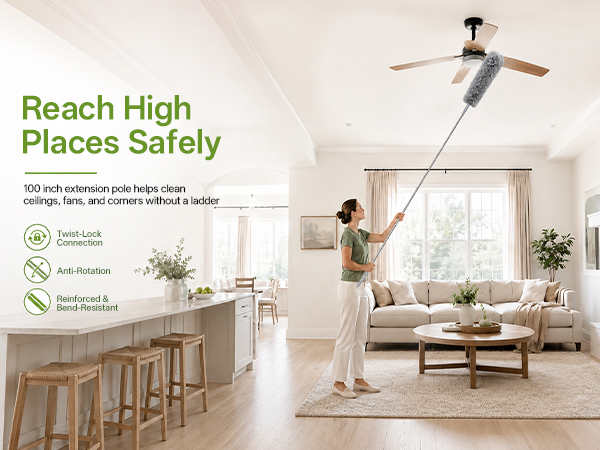 100 inch extension pole