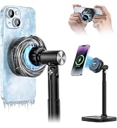 ULANZI SK-10 3 in 1 Semiconductor Cooling Fan - Magnetic Cell Phone Stand & Wireless Charger, Hei...