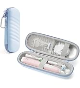 Electric Toothbrush Case for Oral-B Pro/iO/Philips Sonicare, Waterproof Traveling Toothbrush Stor...