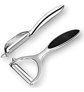 M Jingmei Vegetable Peeler Potato Peelers for Kitchen, Swivel Sharp Stainless Steel Peeler, Y and...