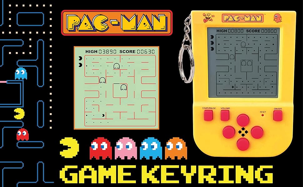PAC-MAN Keyring Arcade