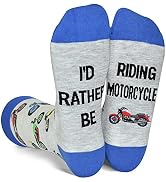 Funny Socks Gift for Men, I'd Rather Be Hiking Golfing Fishing Camping Skiing Gaming Novelty Socks