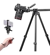 ULANZI MT-65 Horizontal Tripod 69.29" Travel Video Tripod Overhead Camera Tripod, Horizontal Vert...