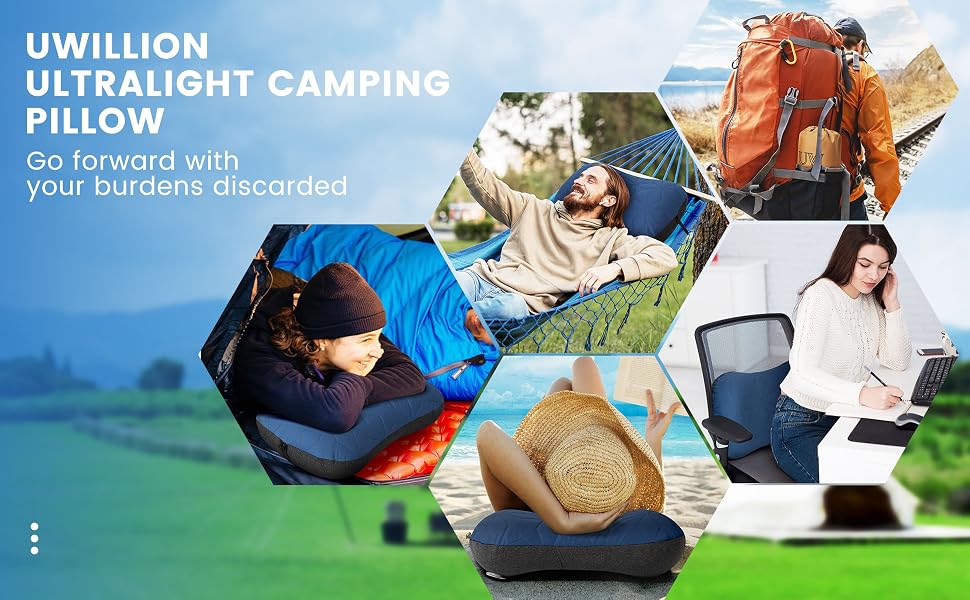 inflatable camping pillow