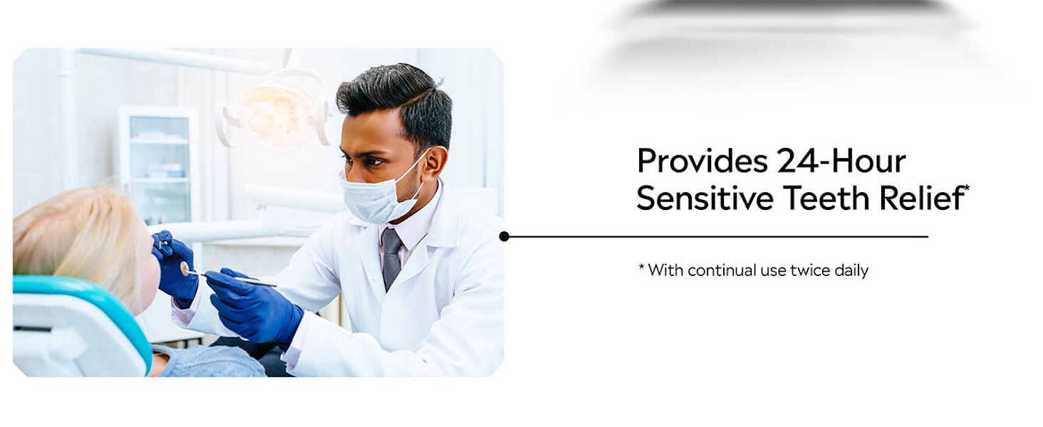 Provides 24 hours sensitive tooth relief