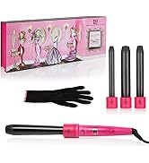 Brilliance New york Women's C4HP Digital Quad Barrel Curling Iron Diamond Dust Technology | Plus ...