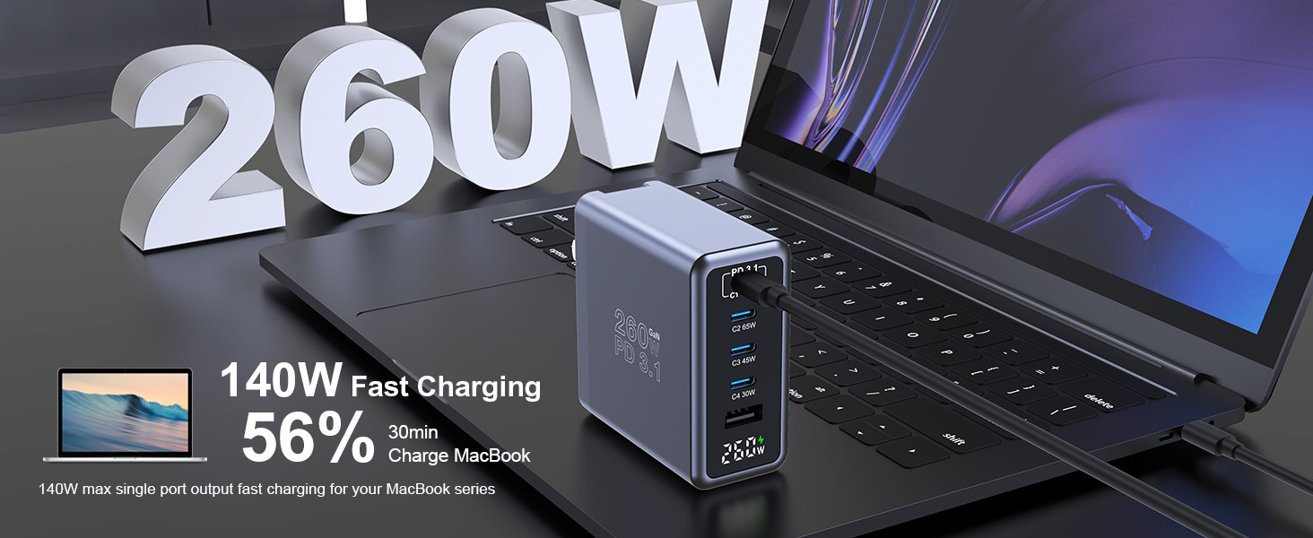 140W pd3.1 fast charging
