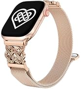 Girovo Celtic Knot Metal Band Compatible with Apple Watch Bands for Women 38/40/41/42/44/45/46/49...