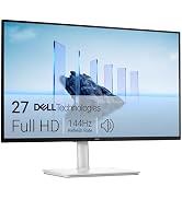 Dell 27 Plus Monitor - S2725HSM - 27-inch FHD (1920x1080) 144Hz 1ms Display, 2 x 3W Speakers, HDM...