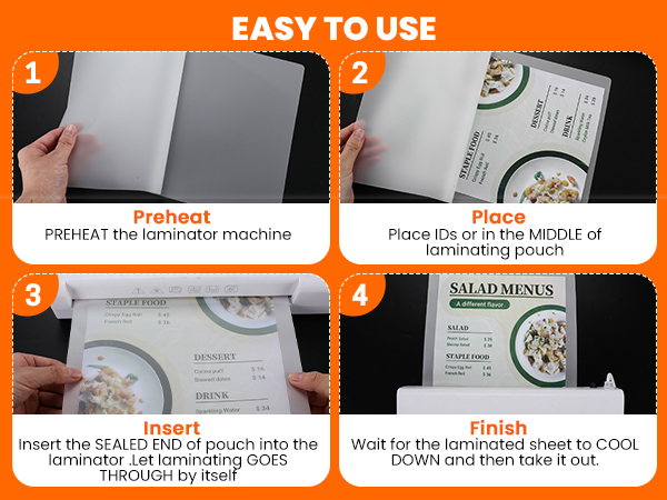 Matte Thermal Laminating Pouches