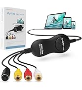 DigitPro USB 2.0 Video Capture Device, VHS to Digital Converter, VHS VCR TV to DVD Converter for ...