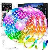 QZYL LED Lights for Bedroom 200 FT, Music Sync Dimmable LED Lights, Ultra Long Smart LED Light St...