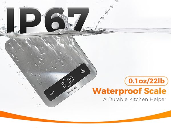 BakFee waterproof scale