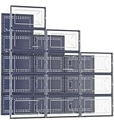 Kuject Large Crystal Clear Shoe Storage Box, Stackable Shoe Organizer for Closet, Space Saving Sn...