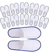 Spa Flip Flops Disposable Slippers for Hotel Guests Women, Men Closed Toe Super Comfort