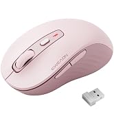 EWEAND C1 Wireless Mouse for Small&Medium Hands, Dual-Mode 2.4 G/Bluetooth Mouse with 5 Adjustabl...