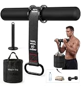 FitBeast Wrist Roller Forearm Strengthener with Weight Bag and Loading Pin | Forearm Exerciser wi...