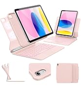 ZYNTHRALIX for iPad 11th (A16) /10th Gen Keyboard Case, Multi-Magnetic Mode | Portrait/Landscape,...