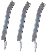 PalNets 3-Pack Flat-Shaped Hard-Bristle Crevice Brush Heads – Replacement for PalNests Crevice Cl...