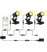 TAYSING Outdoor Spotlight Landscape Spot Lights Plug in LED Spotlights with Clip Yard Lights for ...