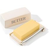 Butter Holder With Lid And Knife,Food Grade Plastic Butter Dish For Countertop,Large Butter Stora...