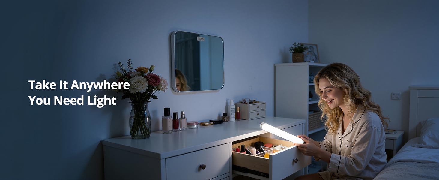 vanity lights stick on