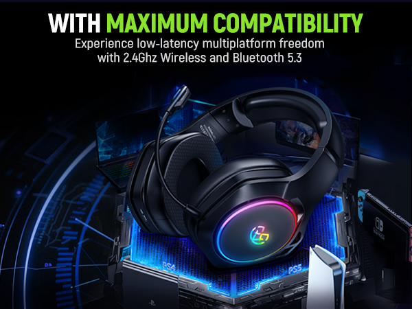 gaming Headset ps5 headset pc headset wireless gaming Headset