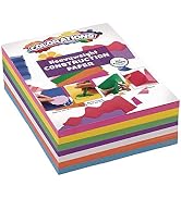Colorations Construction Paper for Kids | 7 Colors - 600 Bulk Sheets of 9X12 - Assorted Pack of H...
