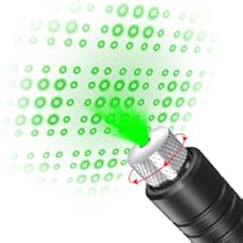 green flashlight