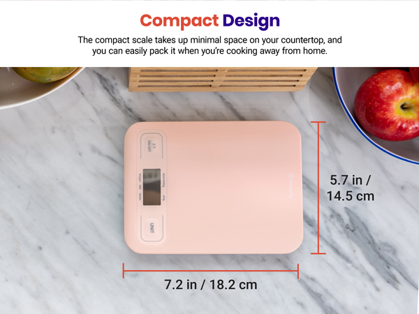 Great size to fit your kitchen's countertop perfectly.