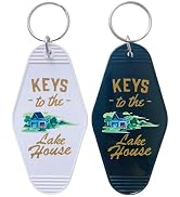 2pcs Keys To The Lake House Keychain Funny Lake House Key Chain Lake House Accessories