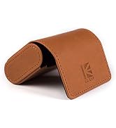 Earbuds case,KBEAR Leather Portable Small Earbud Carrying Case Storage Bag Protective Headphone S...