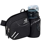WATERFLY Pack Waist Bag: Waist Pack for Women Men with Water Bottle Holder Hiking
