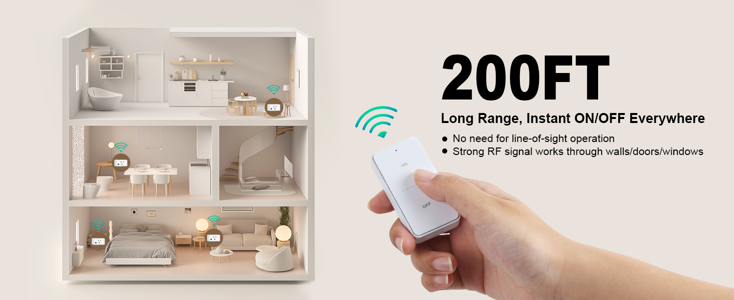 remote control outlet plug