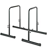 Donext Power Tower Pull Up Bar Station, Free Standing Pull Up Rack Dip Station for Home Gym, Heig...