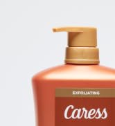 Caress Body Wash for Women, Shea Butter & Brown Sugar, Hydrating and Exfoliating Shower Gel for G...