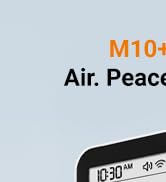 Temtop M10+ WiFi Air Quality Monitor, Rechargeable CO2 Detector with PM2.5 TVOC AQI Temperature a...