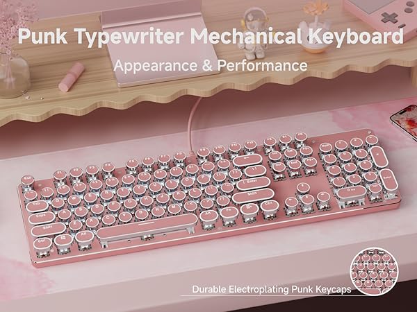 punk typewriter keyboard
