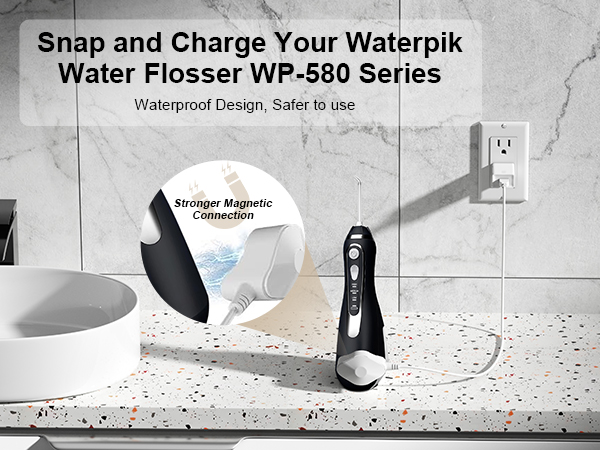 Magnetic charger for waterpik advanced 2.0 waterflosser