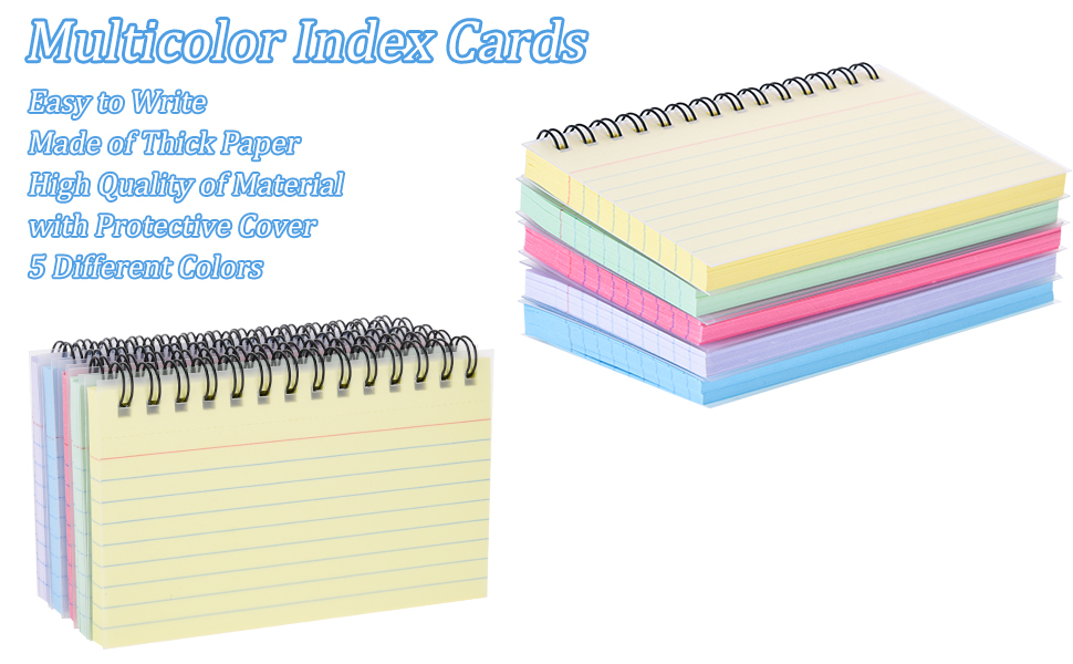 Index Cards with Ring