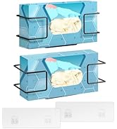 THYGIFTREE Glove Box Holder Wall Mount Dispenser, 2 Pack Metal Rack for Rubber Latex Disposable G...