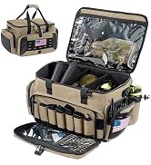 VIGEGARI Large Pistol Range Bag Shooting - Tactical Gun Range Bag Pistol Cases, Gun Bags for Hand...