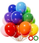 Assorted color Balloon 110pcs, color Latex Balloons 12 inch for Birthday Valentine’s Day Wedding(...