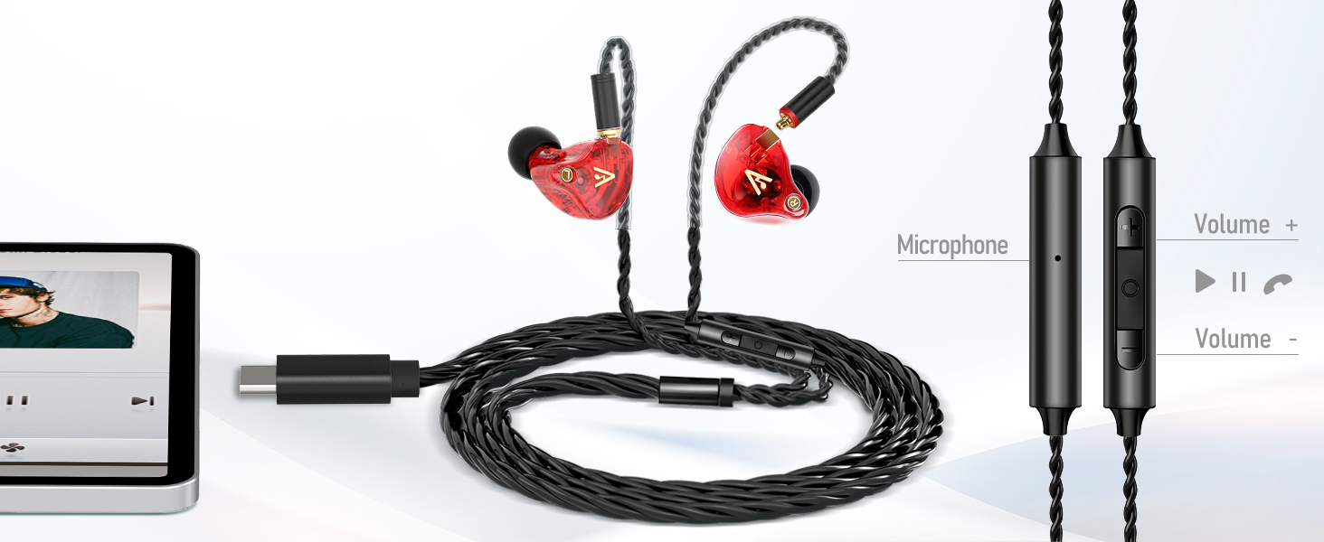 Audiovance VIbes 202 Black_HiFi Wired Earbuds