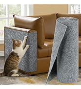 Cat Scratch Couch Furniture Protector, 78.7" x 15.8" Cat Scratcher Pad Deterrent from Cats Claws ...