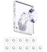 Zreal Acrylic Hooks for Wall, Adhesive Hooks for Hanging, 12-Pack Diamond Hooks, Color Decorative...