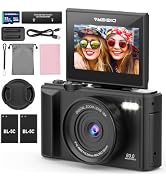 W100 5K Digital Camera, 80MP Autofocus Video 18X Zoom 3.0" IPS LCD Flip Screen Vlog Camera for Yo...