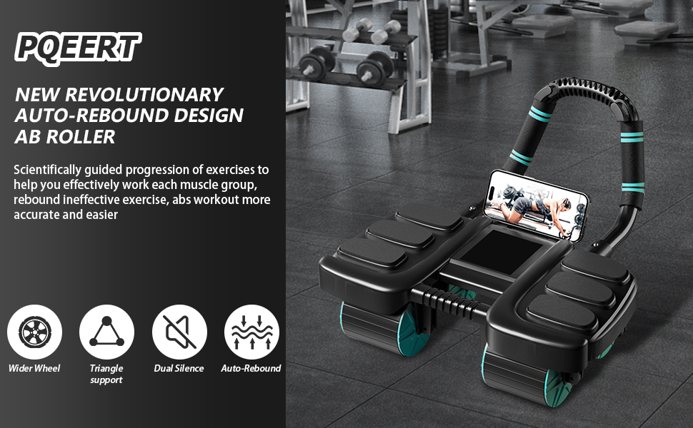automatic rebound abdominal wheel
